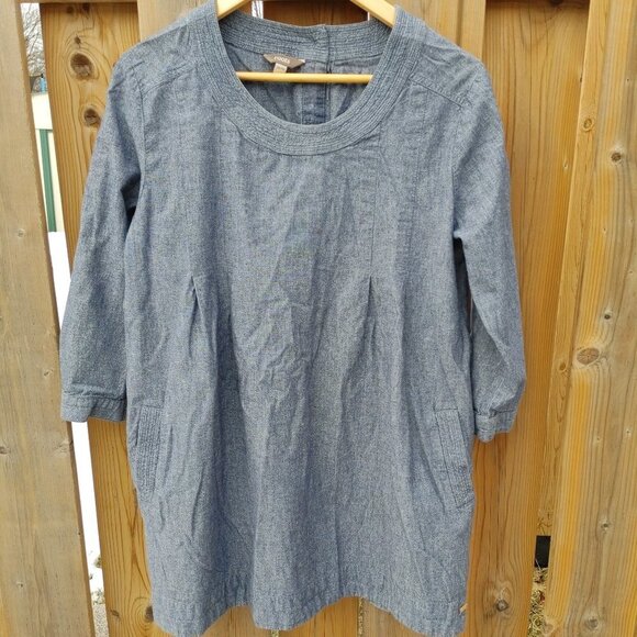 Roots Denim Tunic Dress Shirt XL - Picture 1 of 7